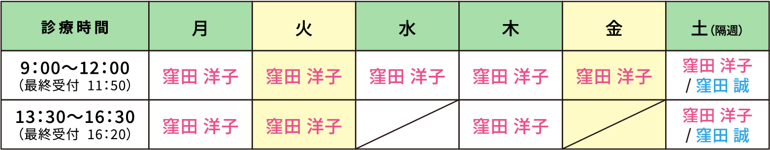 新スケジュール表